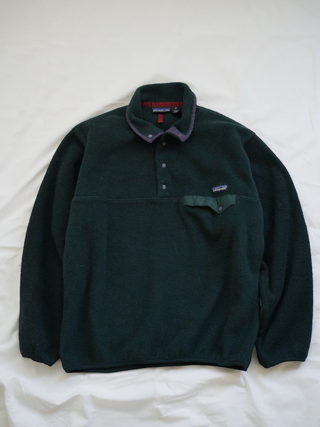 90s 파타고니아 신칠라 스냅티 Made in USA 빈티지 상품이미지1