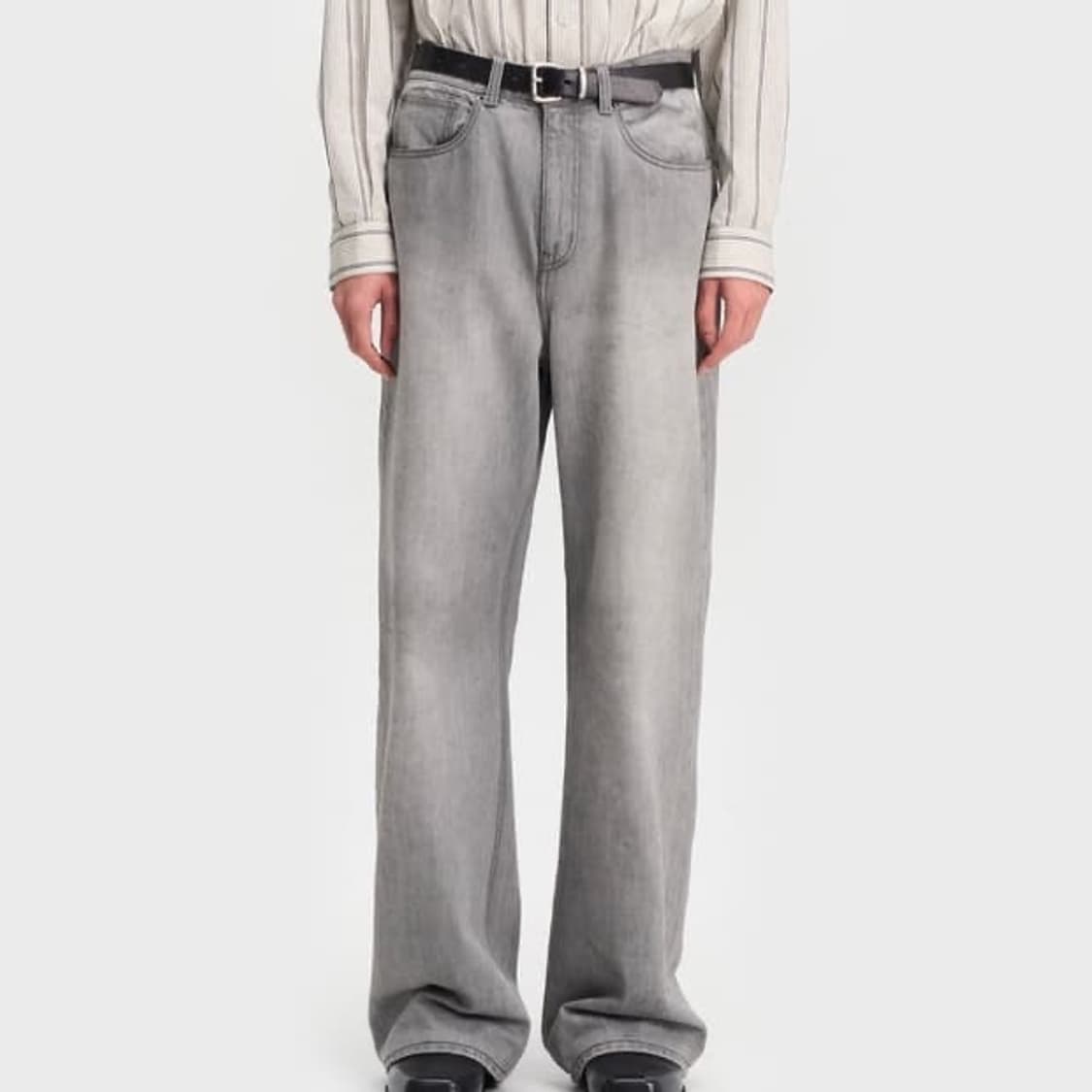 벨리에 트루와이드 데님 팬츠 32/32 빈티지 그레이 상품이미지1
