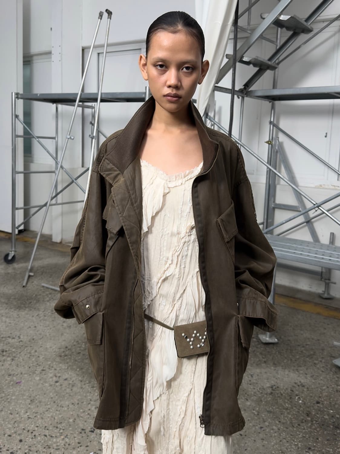 브라운 카고 재킷 상품이미지3