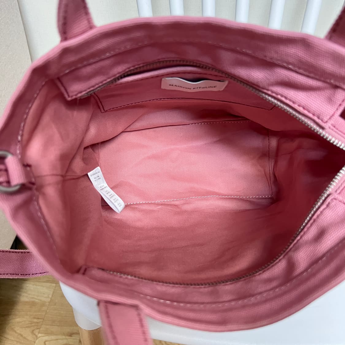 메종키츠네 폭스헤드 스몰 토드백 상품이미지10