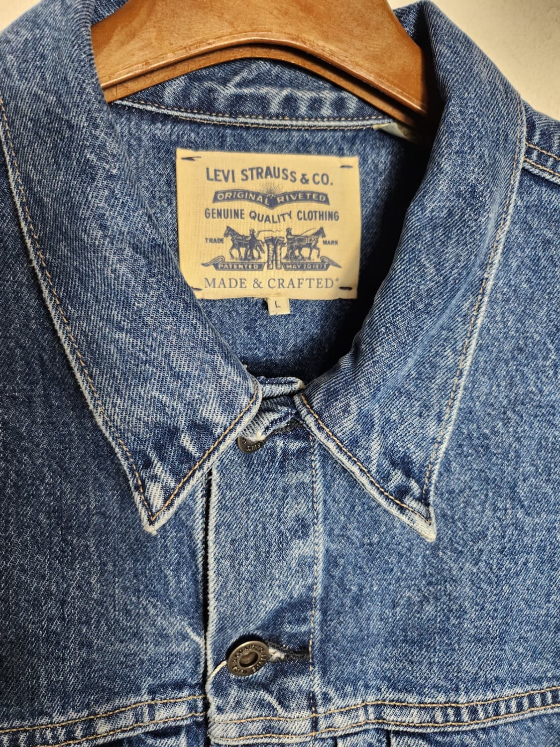 리바이스 메이드 앤 크래프트 데님 트러커 자켓 상품이미지2