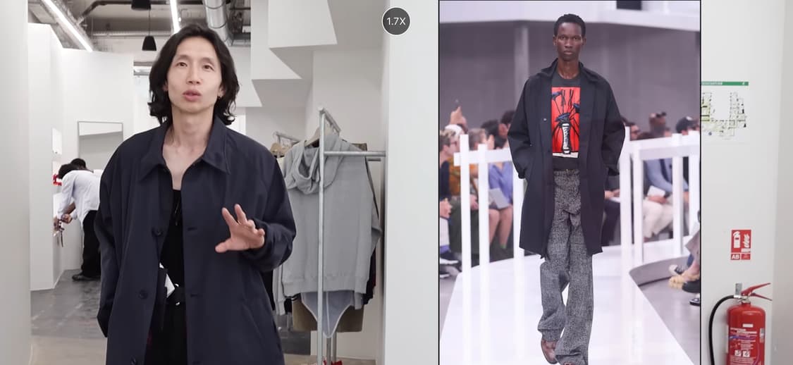 (봉태규 착용) 프라다 코트  상품이미지1