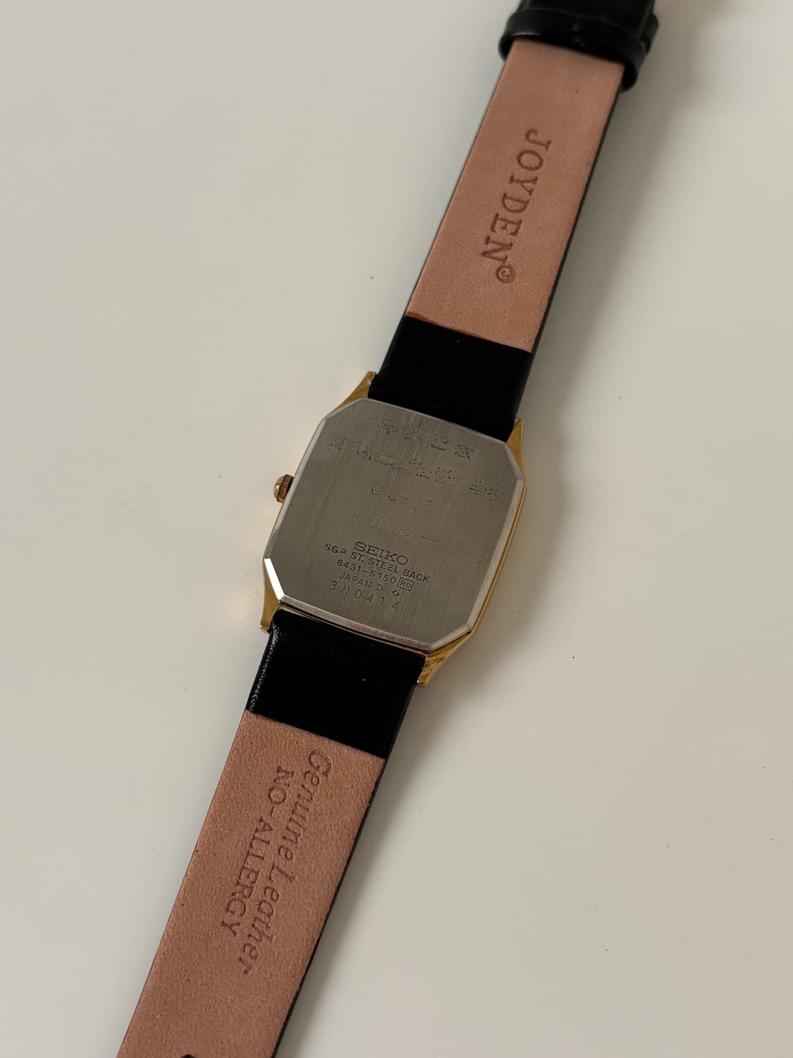 1980s Chariot Gold Square Quartz 상품이미지7