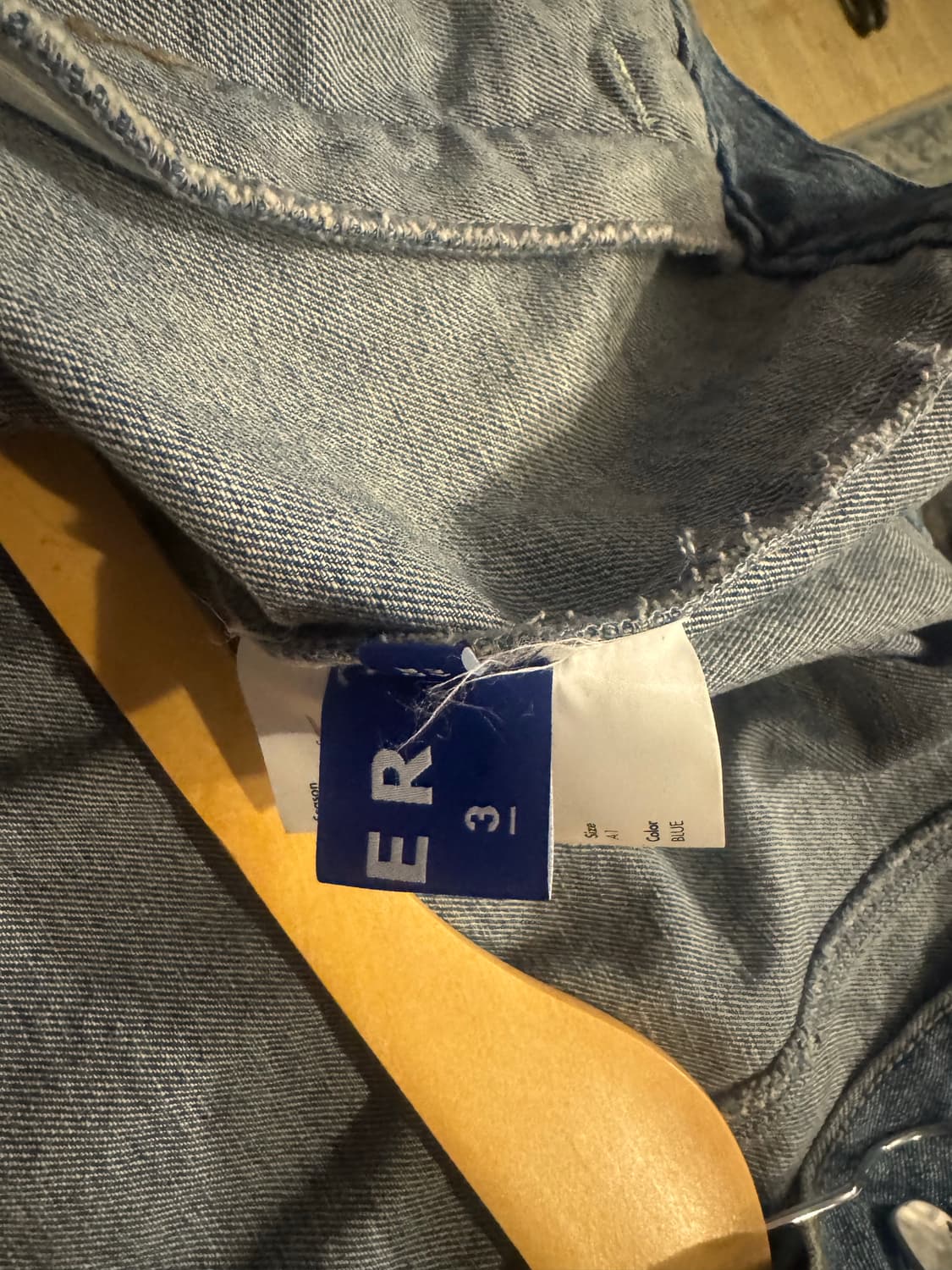 아더에러 20ss 리벳 청자켓 A1사이즈 상품이미지4