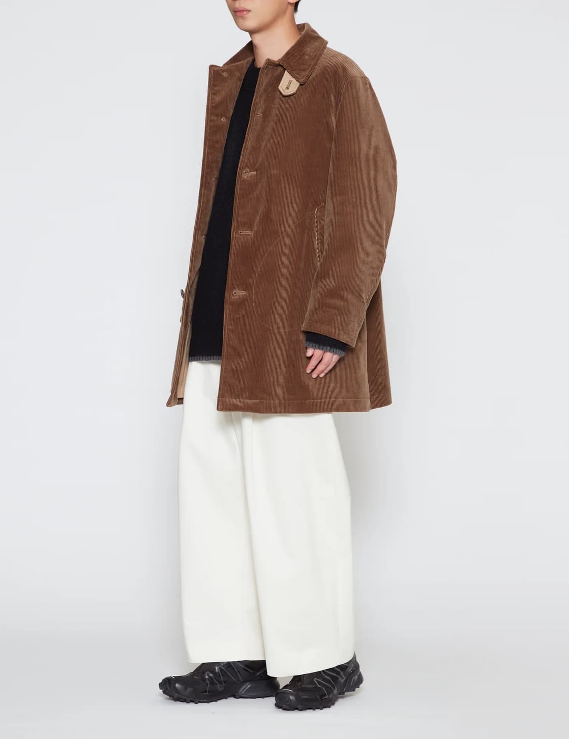 2사이즈) 피그벨 KHAKI 코듀로이 코트 상품이미지1