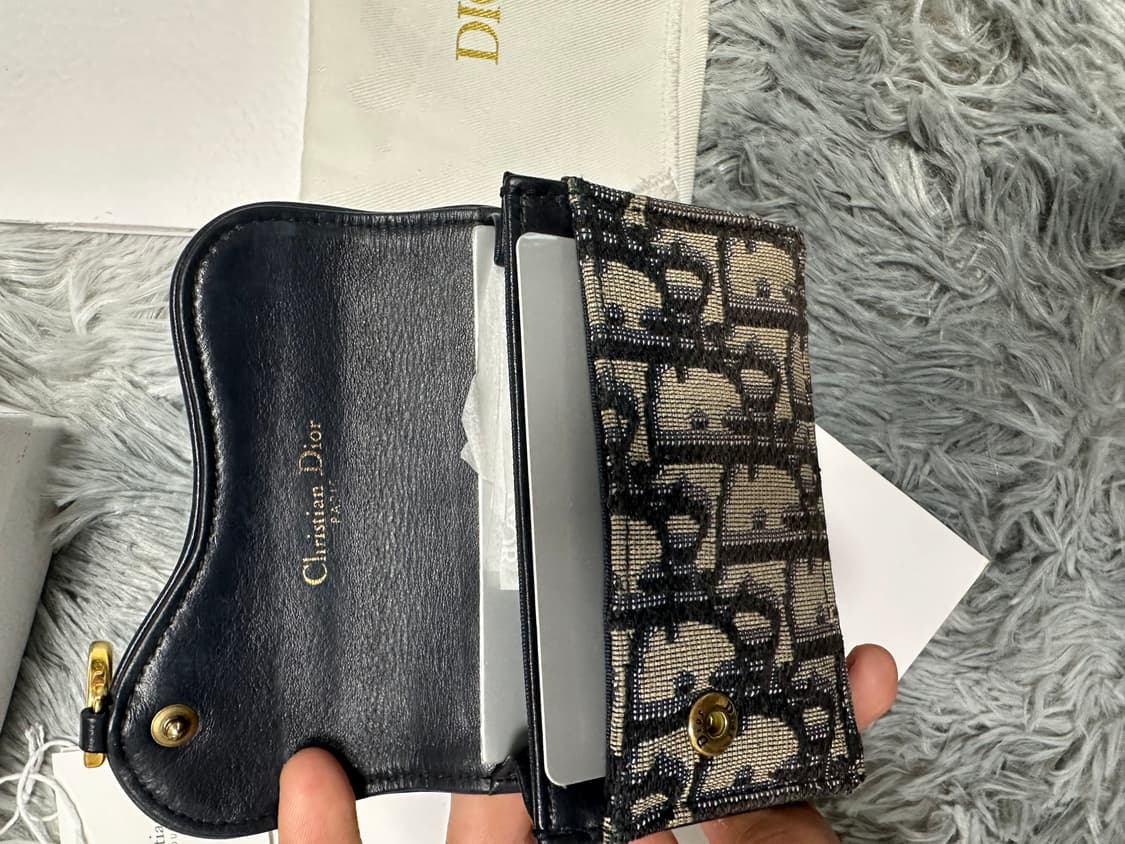 디올 오블리크 새들 카드지갑 상품이미지3