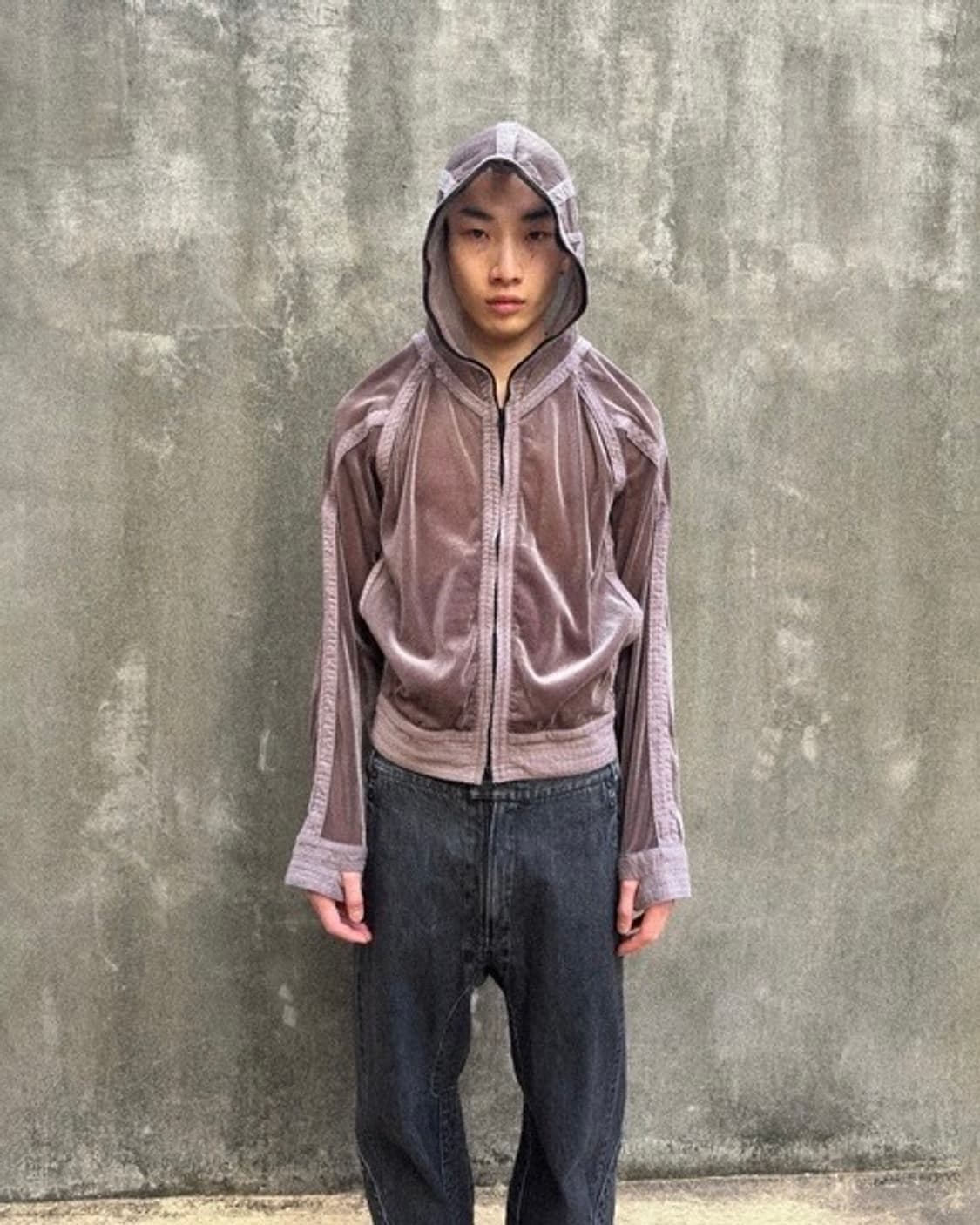 JIAN YE mesh hoodie 상품이미지3