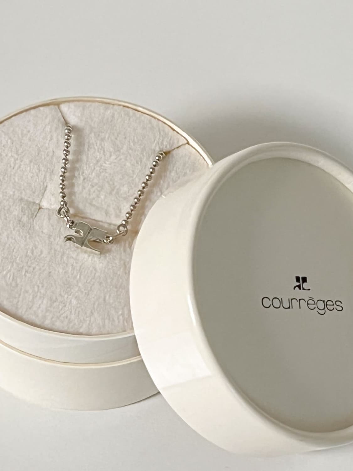 courreges / 꾸레쥬 실버925 로고 목걸이 상품이미지4