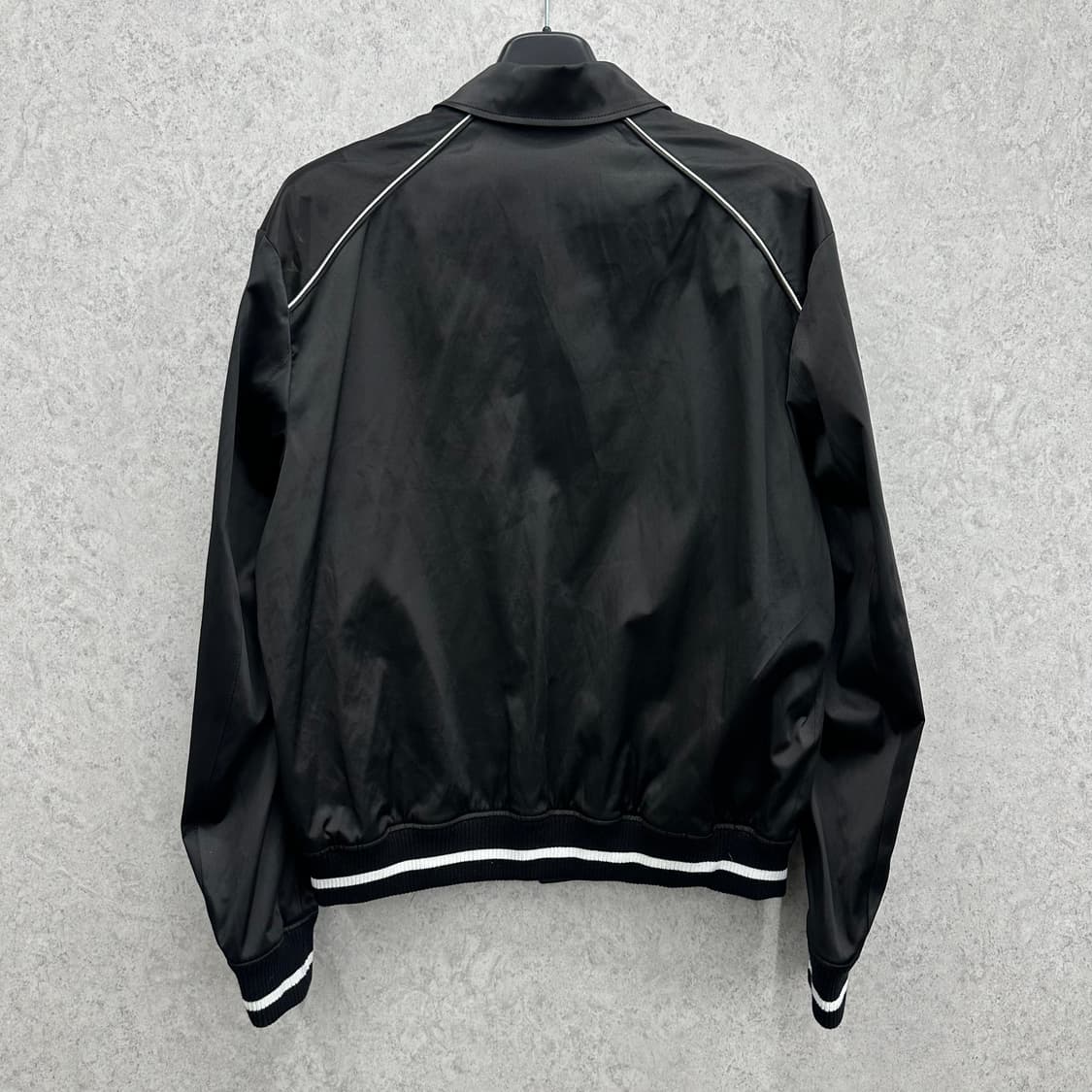 105 자라 남자 글로시 루즈핏 카라 블루종 자켓 상품이미지2