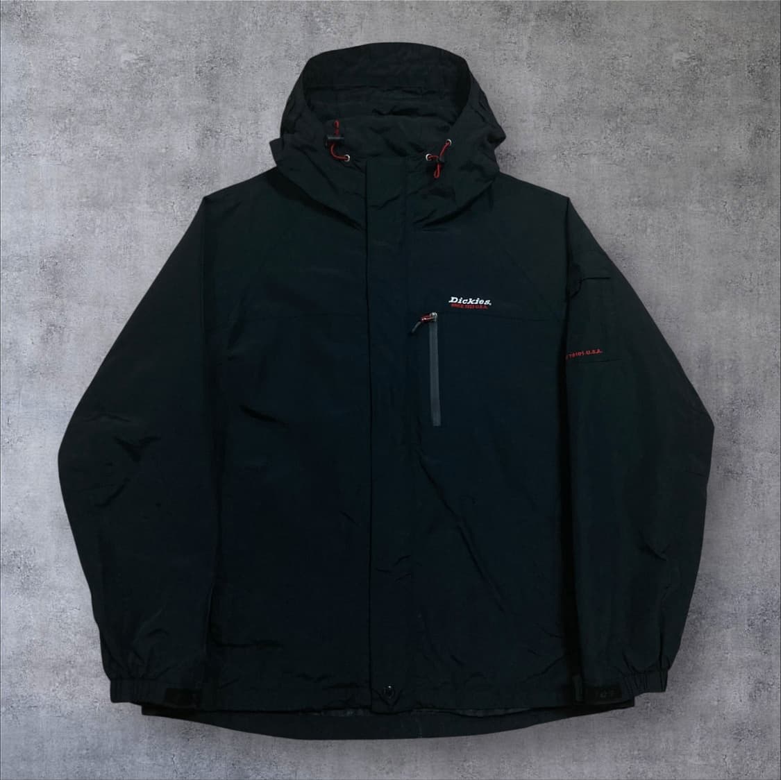 디키즈 스몰 로고 블랙 바람막이 상품이미지1
