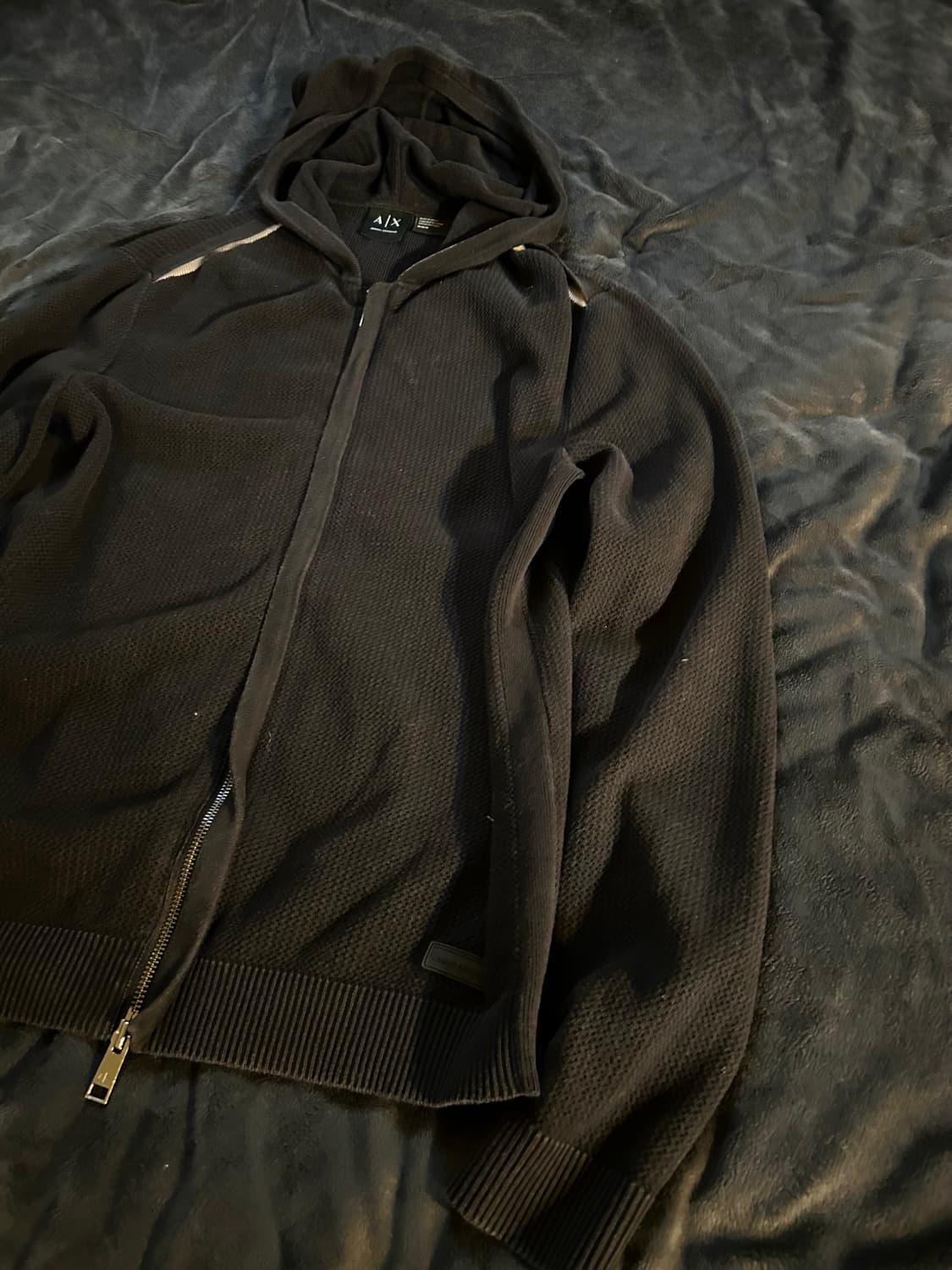 Armani Exchange 2way Slim Hoodie Zip Up 상품이미지3