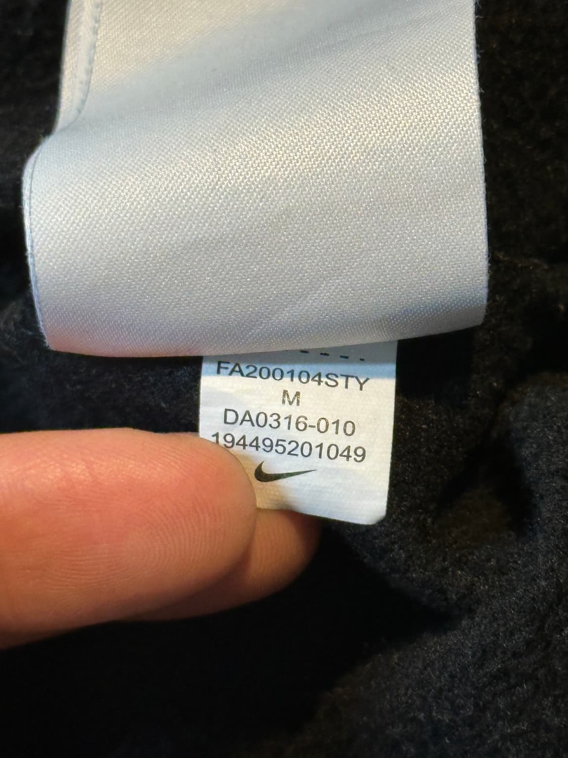 나이키 신형 NRG 솔로 스우시 플리스 후드티 블랙 상품이미지6