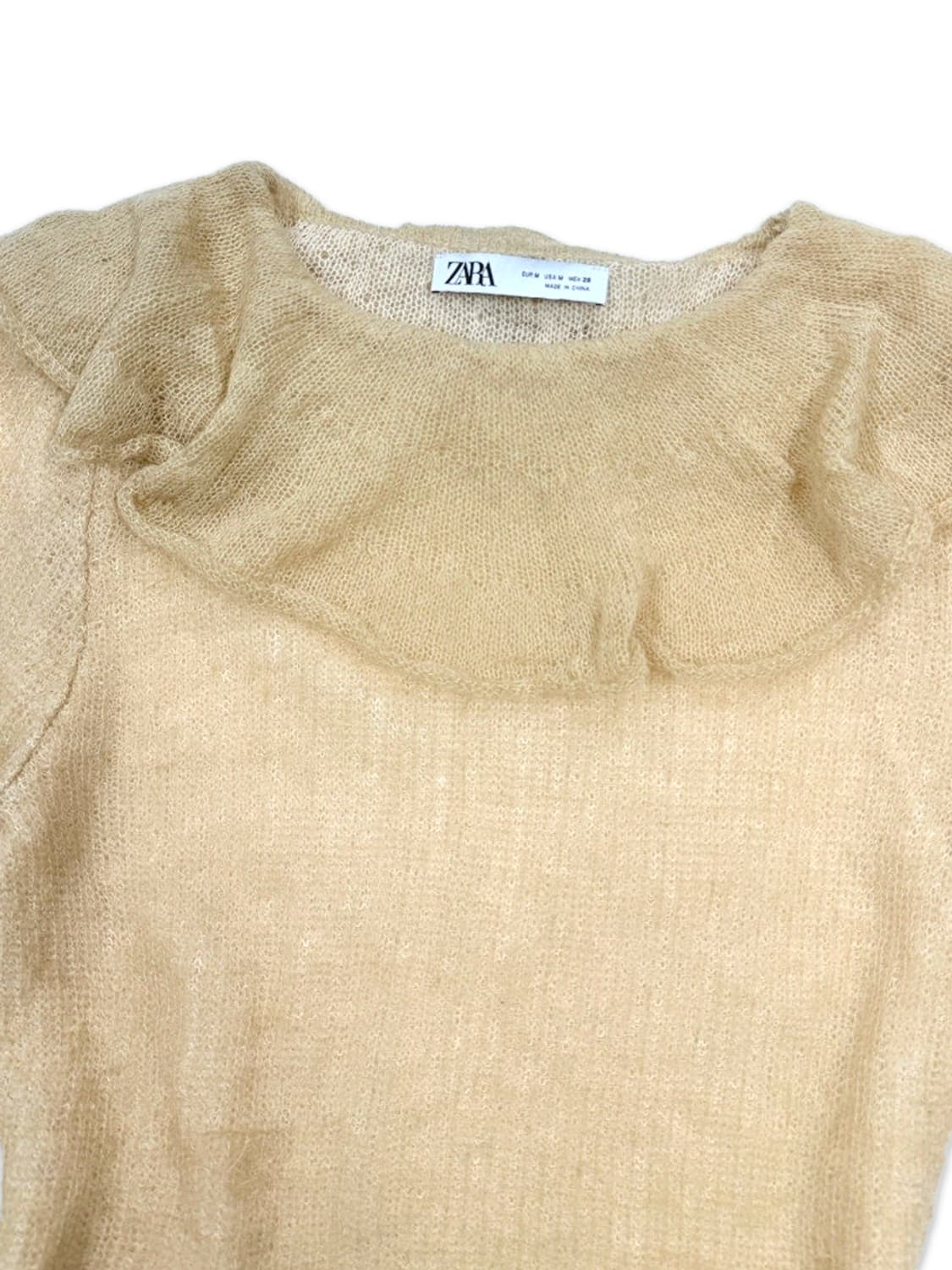 빈티지 ZARA 프릴 레이어드 니트 상품이미지3