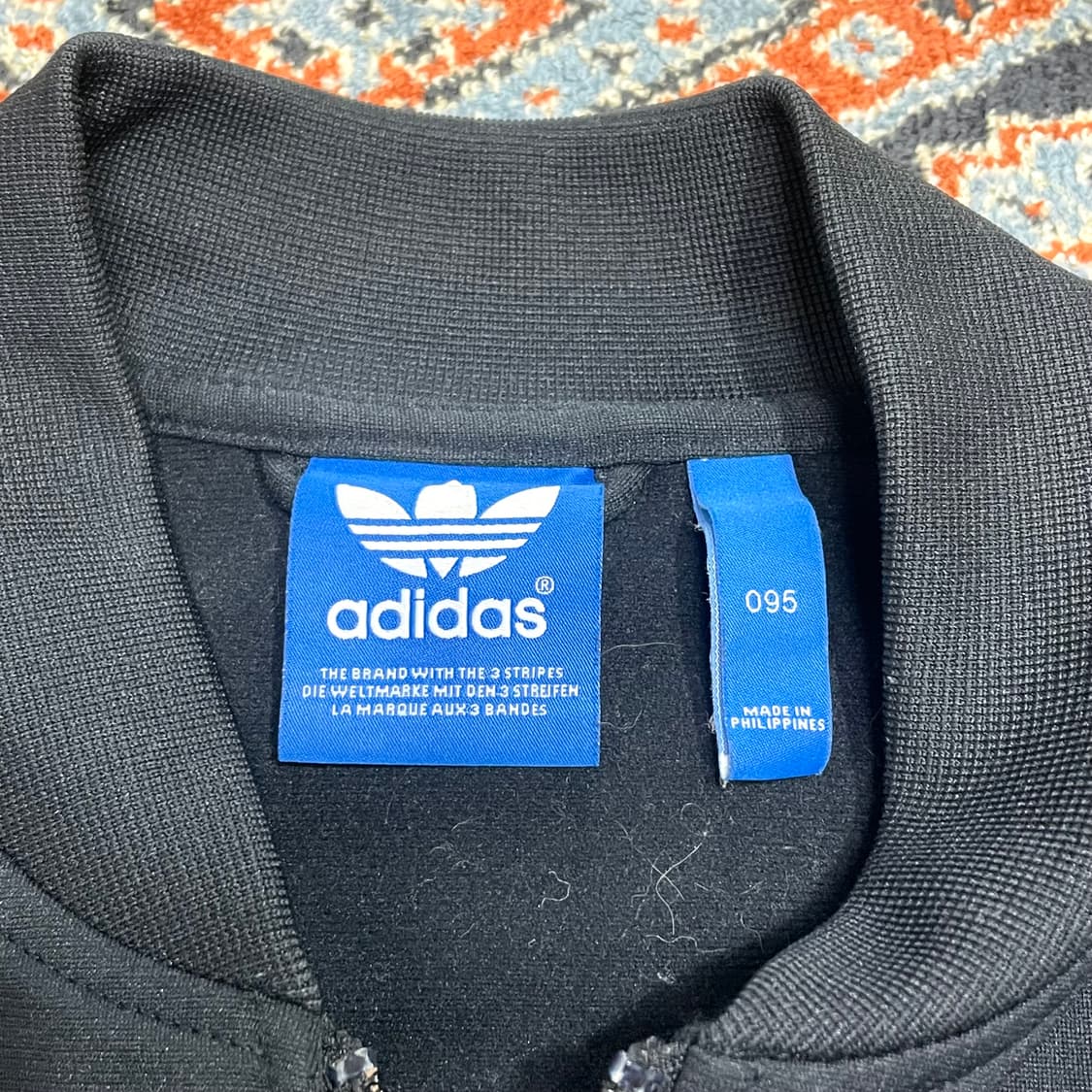 아디다스 오리지날 블랙 집업져지 자켓 남성95 상품이미지3