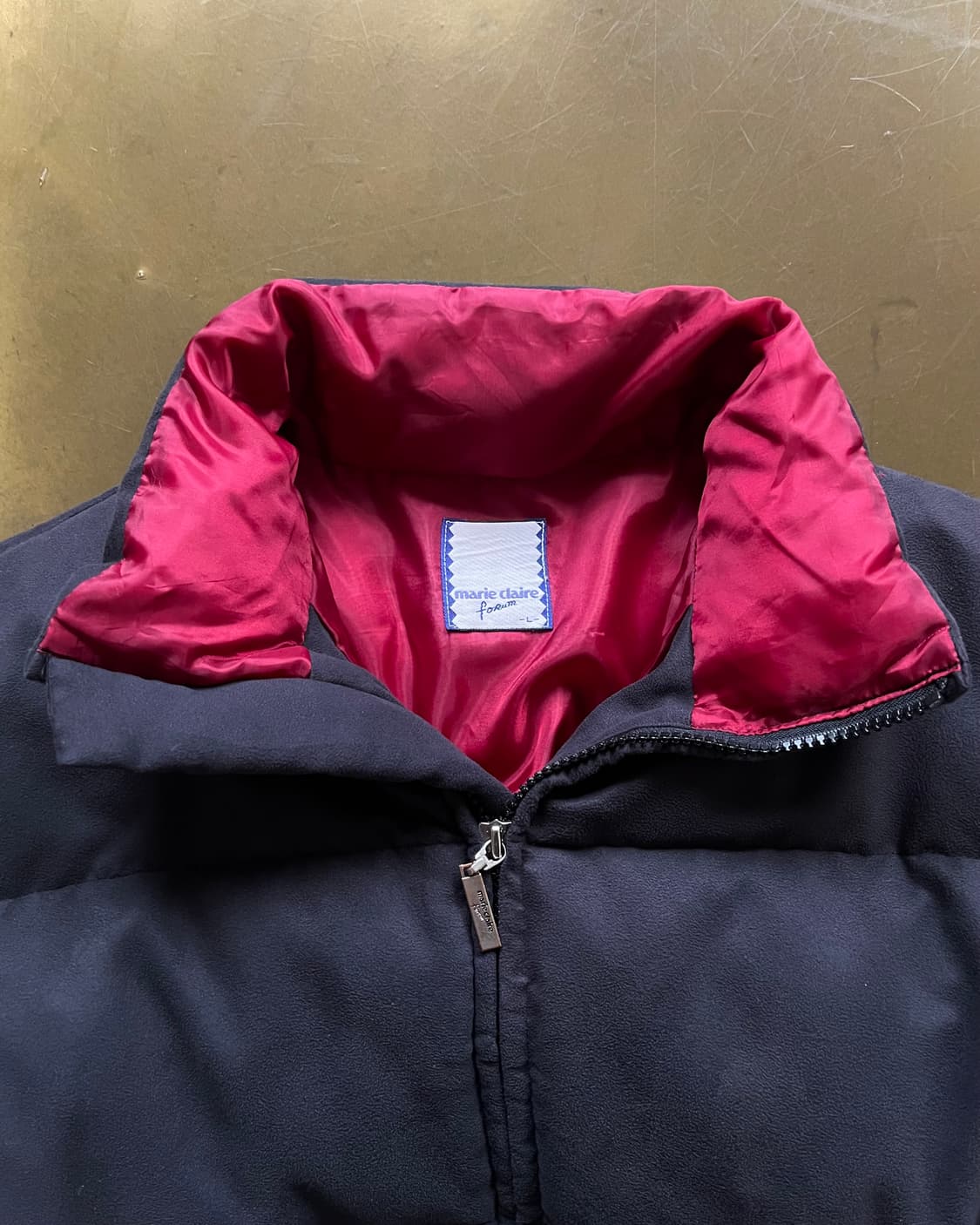 80-90s marie claire Moleskin Down Parka 상품이미지5