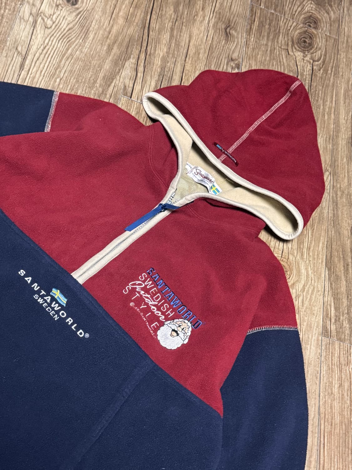 스웨덴 산타월드 하프집업 후리스 자켓 상품이미지2