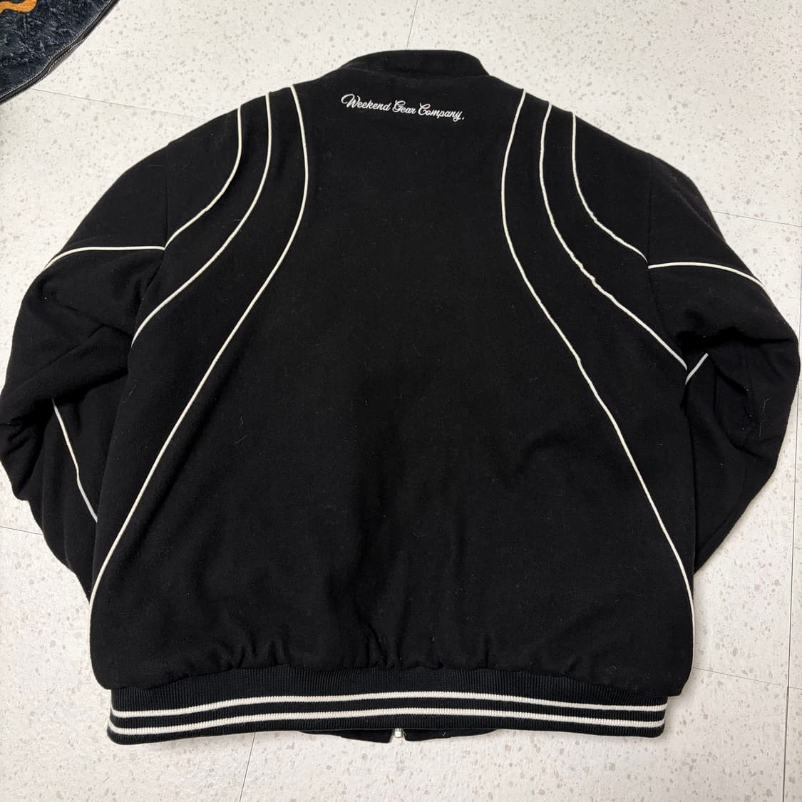 위캔더스 Wavy Pipe Wool JK - 블랙 상품이미지3