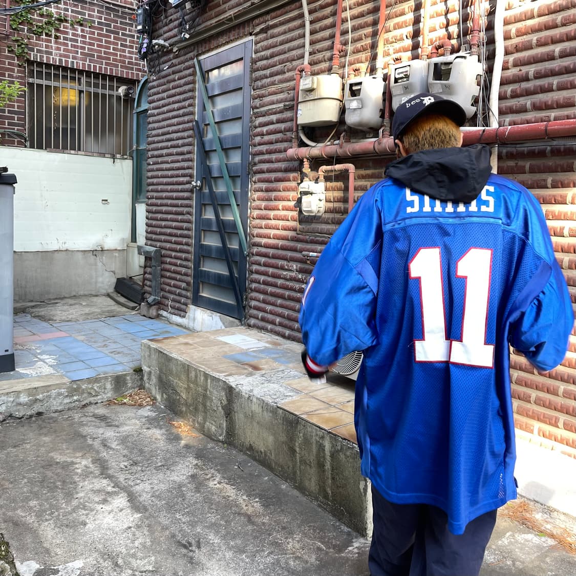 미첼앤네스 NFL 레거시 뉴욕 자이언츠 쓰로우백 져지 상품이미지1