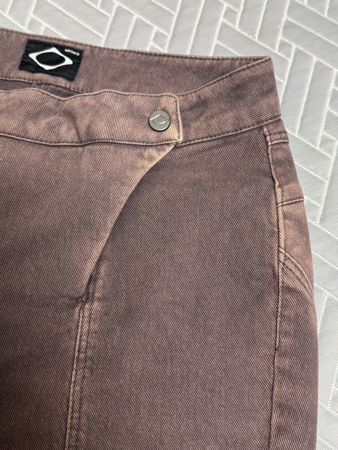 미스치프 부츠컷 브라운팬츠 상품이미지3