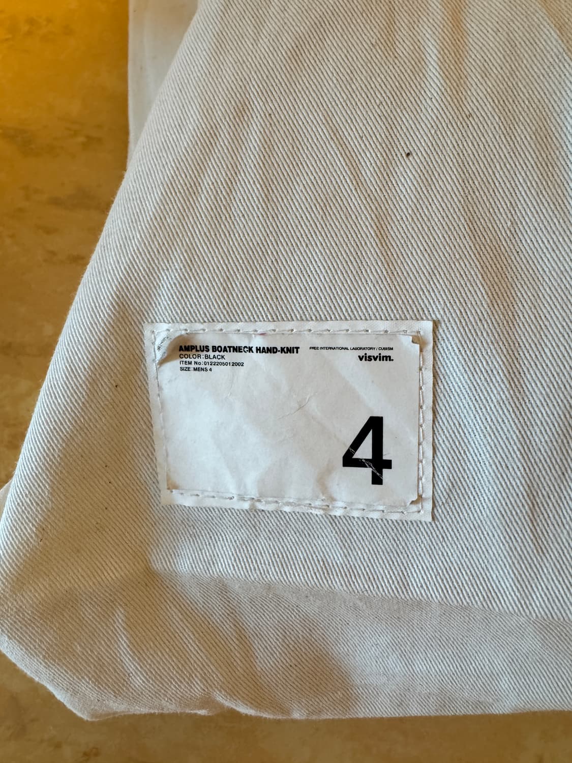 비즈빔 22aw 엠플러스 보트넥 니트 블랙 상품이미지4