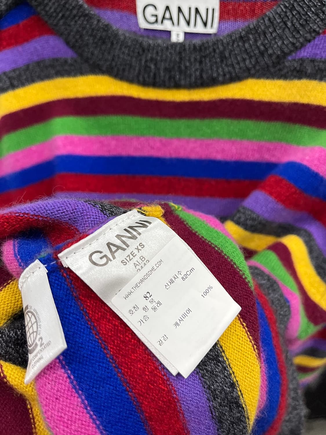 여) 가니 캐시미어 100% 니트 상품이미지3