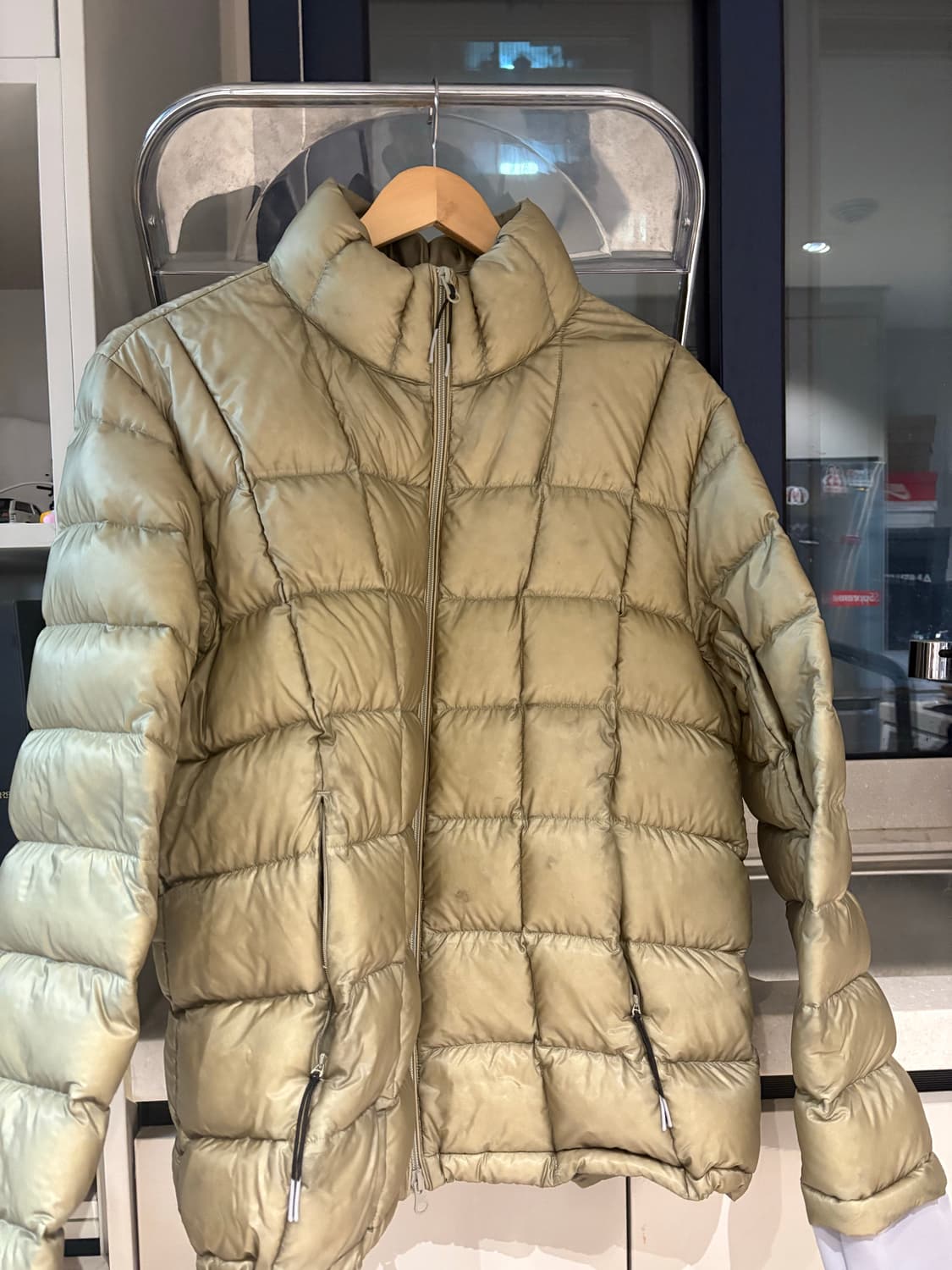 999휴머니티 모듈러 라이트 구스 푸퍼 카키 상품이미지1