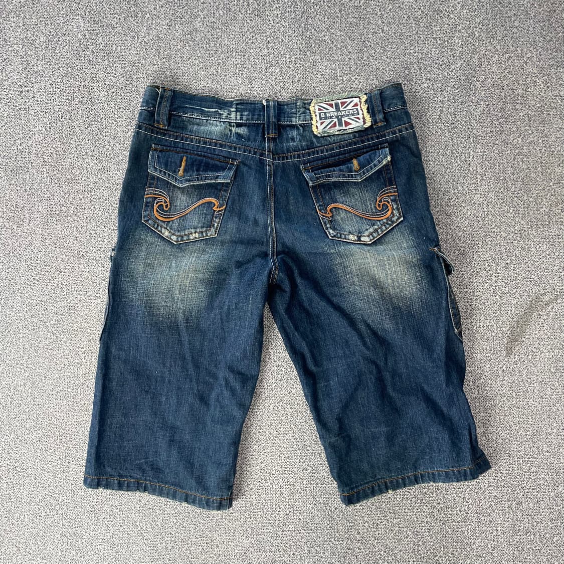 비브레이커스 데님 카고 반바지 상품이미지6