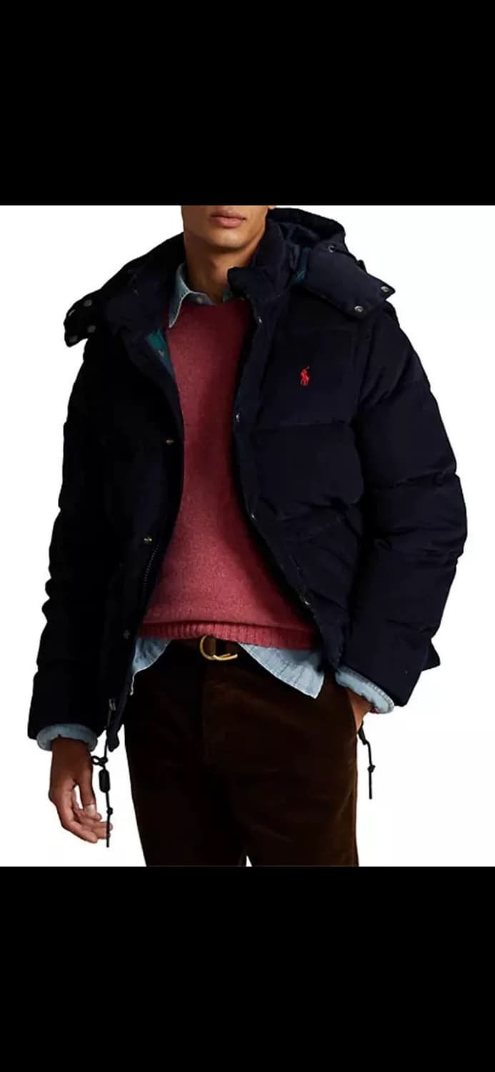 폴로 코듀로이 컨버터블 패딩  xl 사이즈 상품이미지2