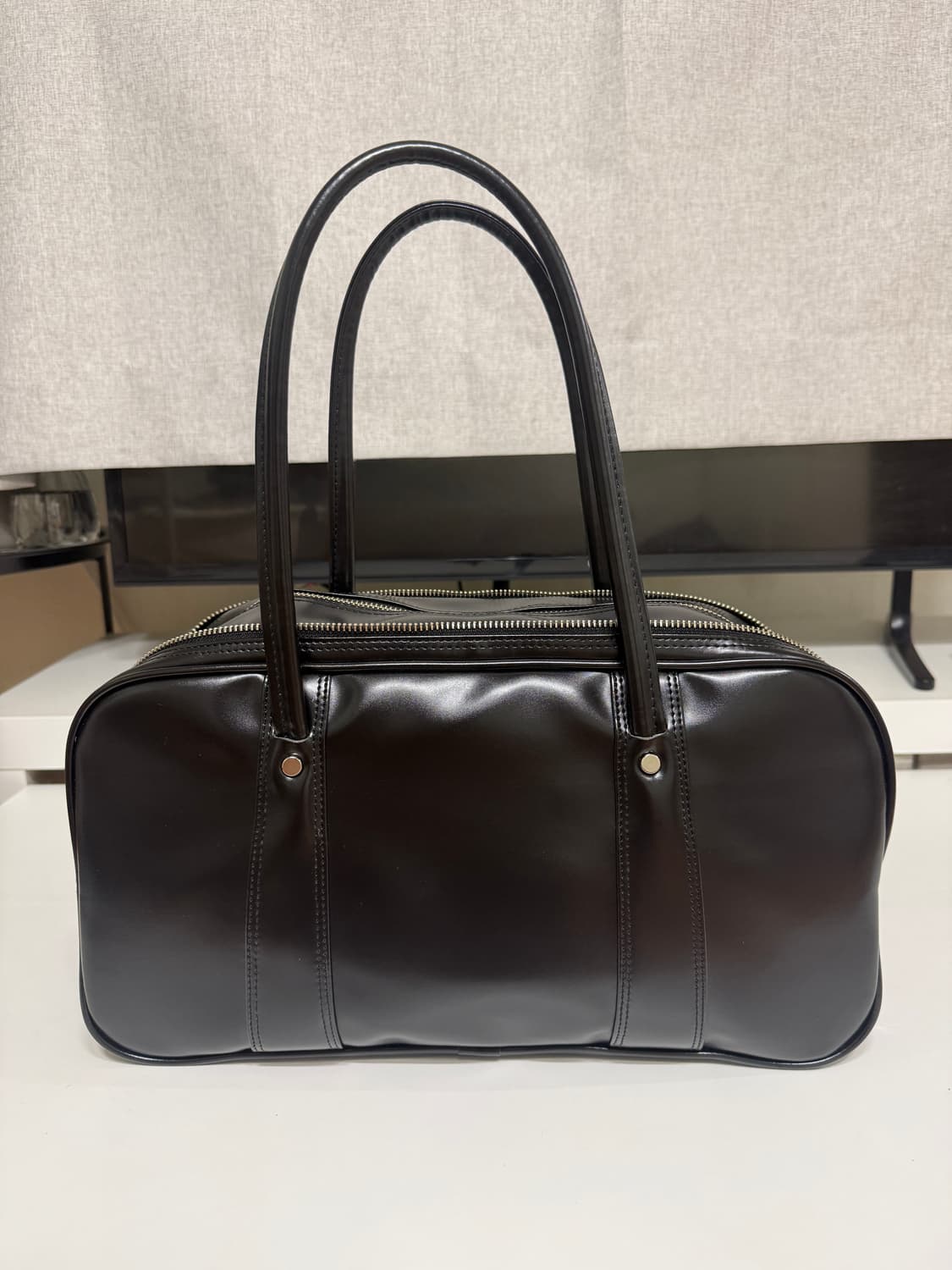 꼼데가르송 더블지퍼백 라지 상품이미지3