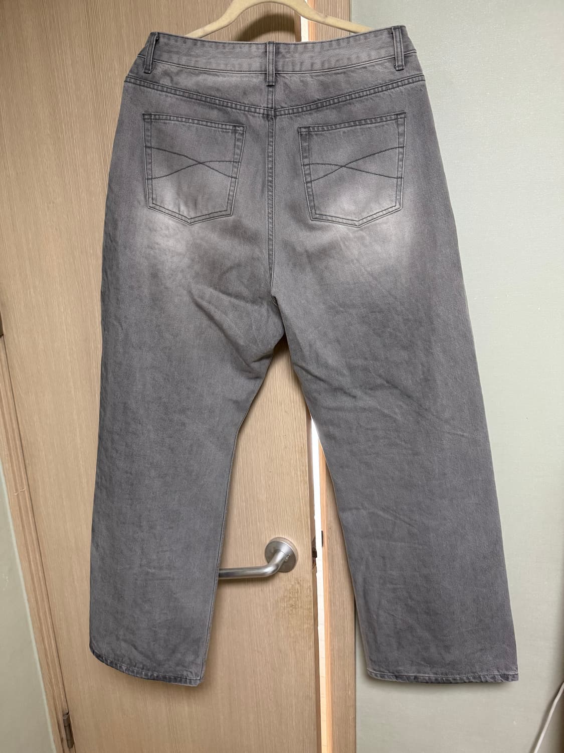 벨리에 트루와이드 데님 팬츠 32/32 빈티지 그레이 상품이미지3
