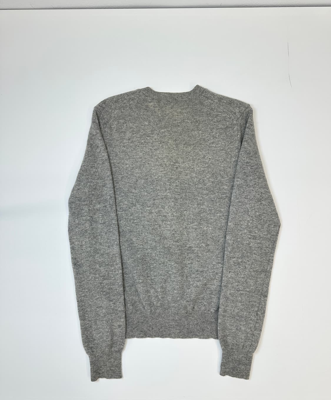 꼼데가르송 그레이 울 가디건 하트와펜  상품이미지4