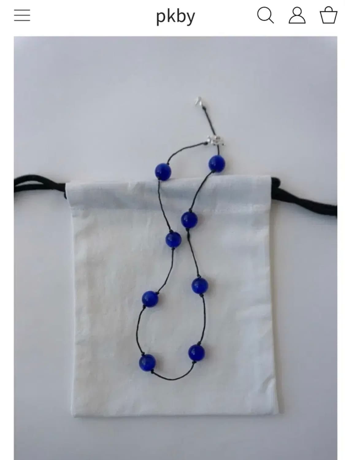 pkby blue dots necklace 목걸이 상품이미지1