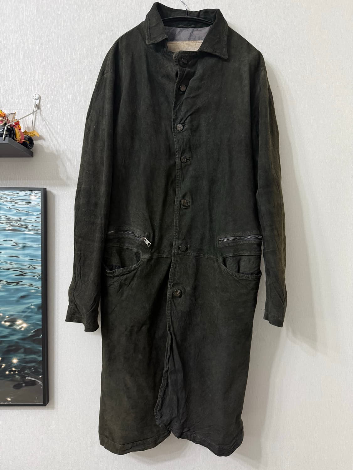 조르지아 브라토 레더 코트 상품이미지1