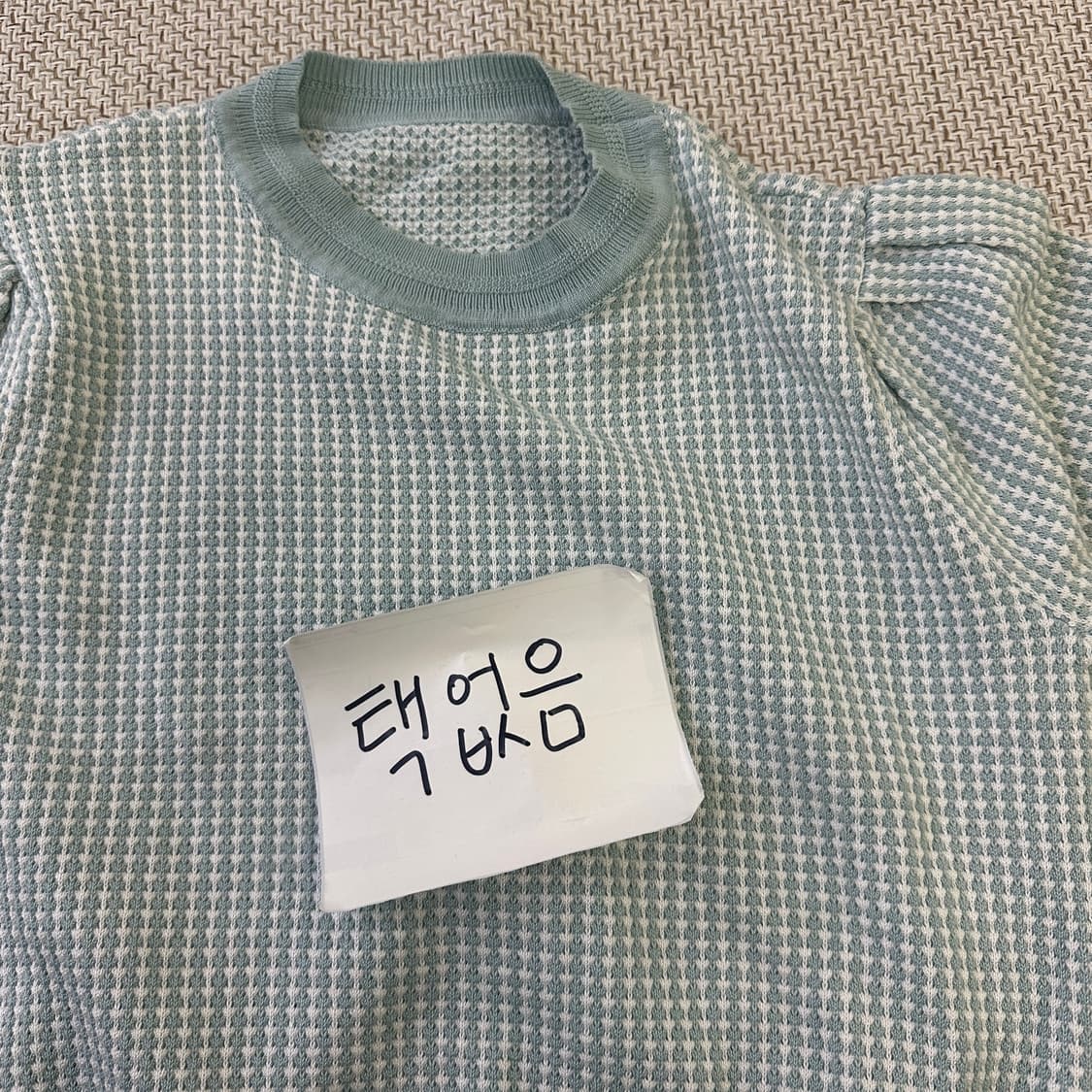 실측확인 여성 퍼프 소매 니트 0407D 상품이미지3