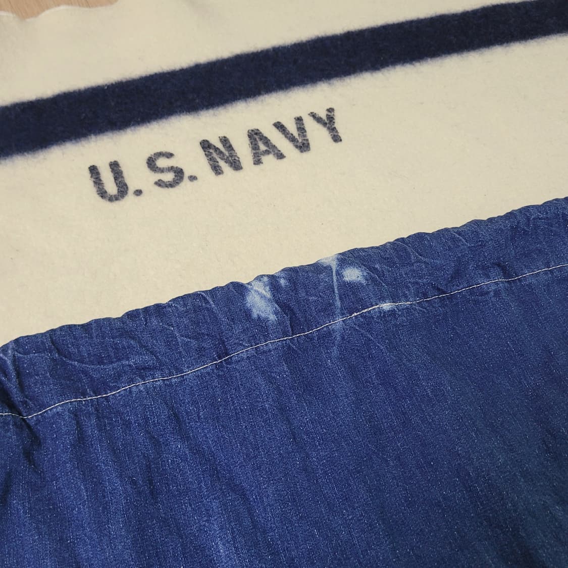 WWii Usn Duffle Laundry Denim Bag 상품이미지4