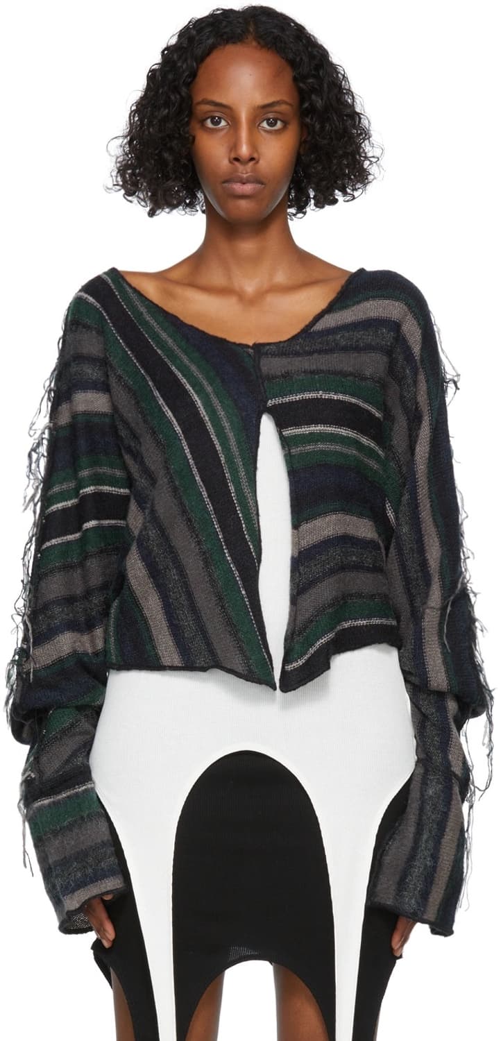 PERVERZE multi border knit sweater 상품이미지1