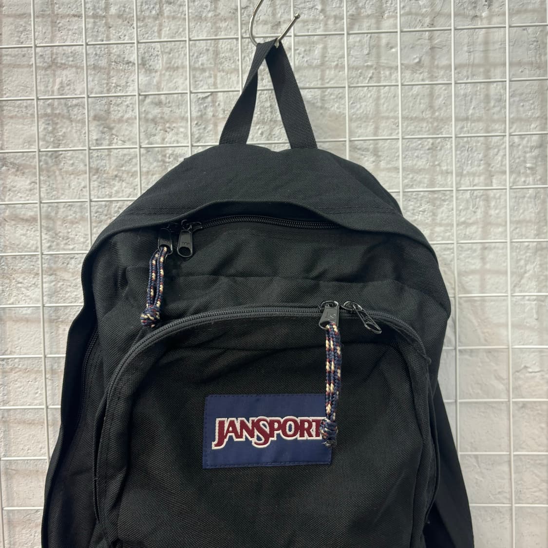 90s 잔스포츠 빈티지 블랙 백팩 OS 상품이미지3