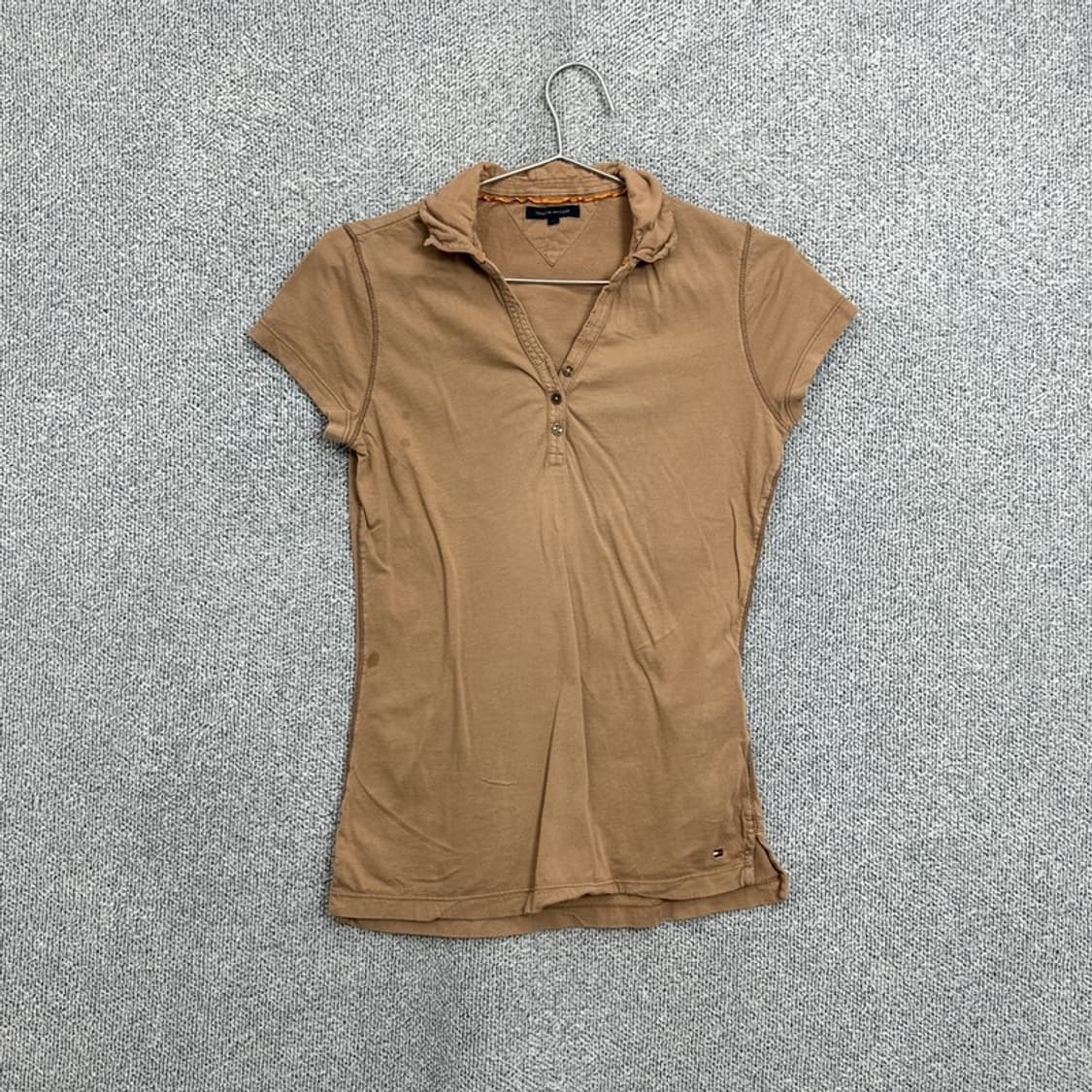 타미힐피거 빈티지 브이넥 반팔 카라티 M 상품이미지2