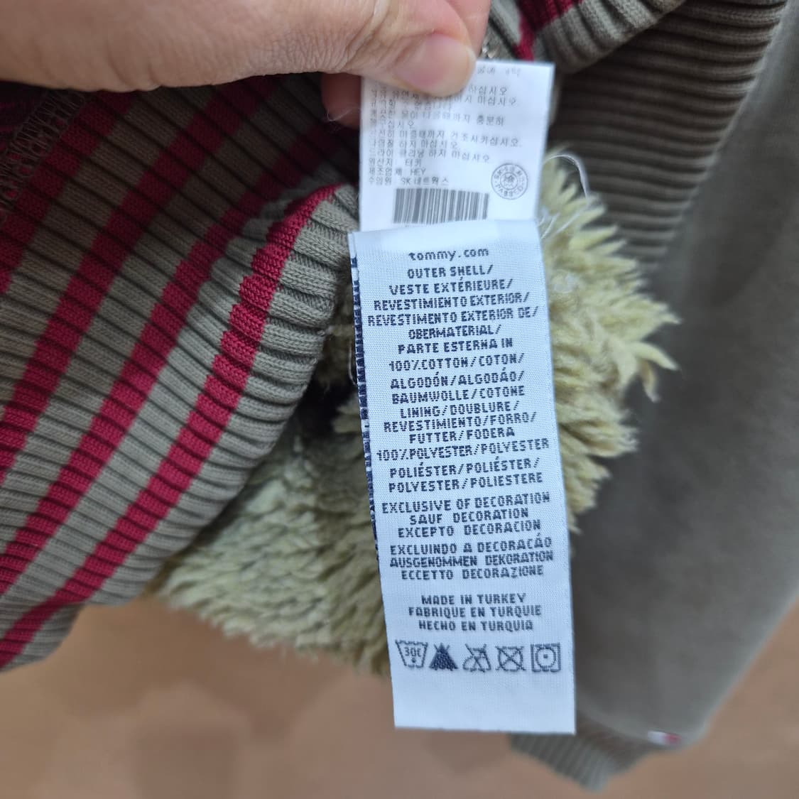 타미힐피거 체크 플리스 자켓 상품이미지6
