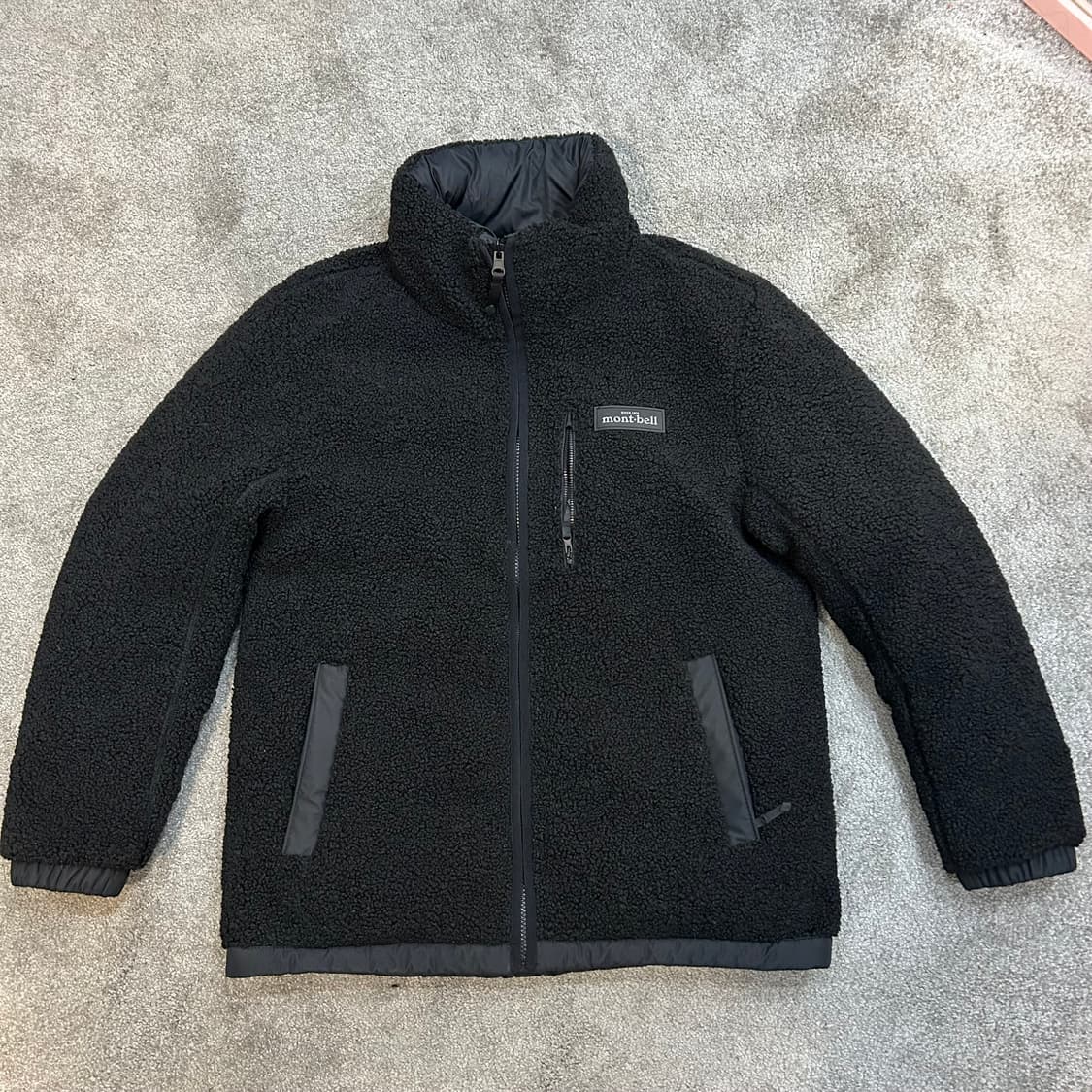 몽벨 리버시블 숏 패딩 M (95) 블랙 상품이미지3