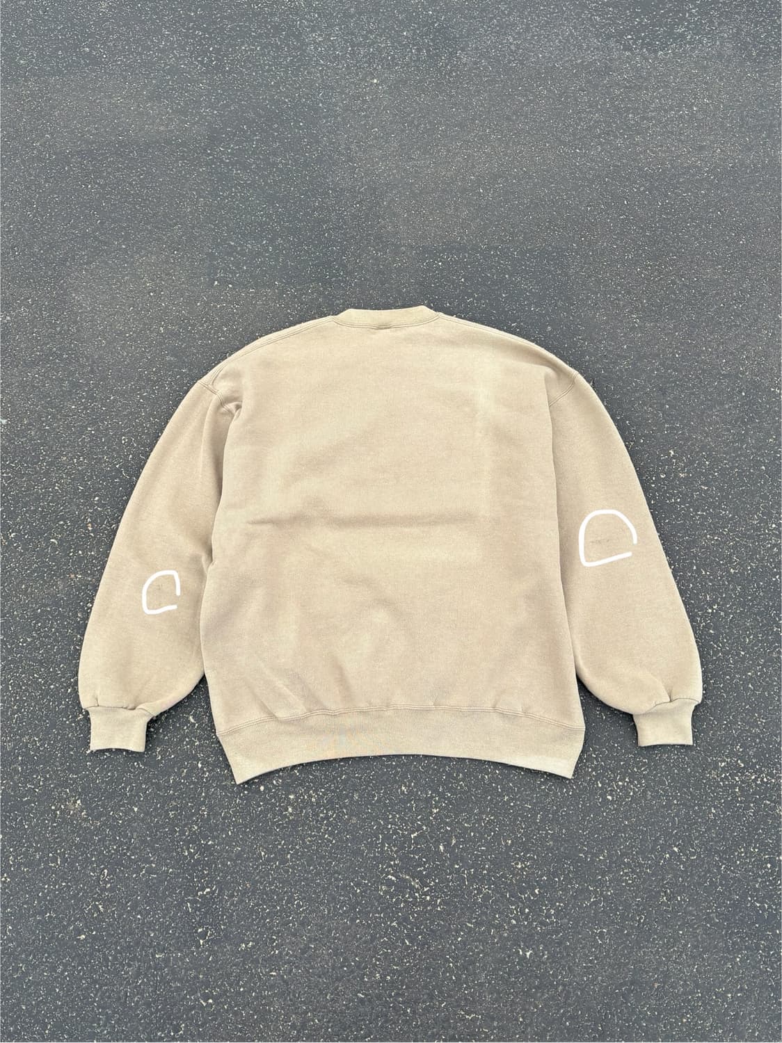 90's Russell 러셀 Sweatshirt Beige 상품이미지4
