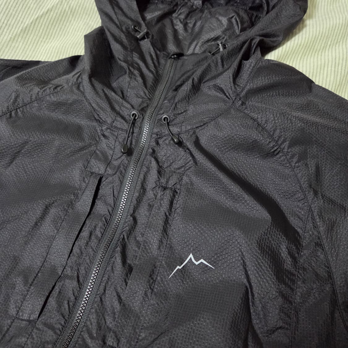 케일 cayl 립스탑 나일론 자켓 블랙 M / 바람막이 상품이미지2