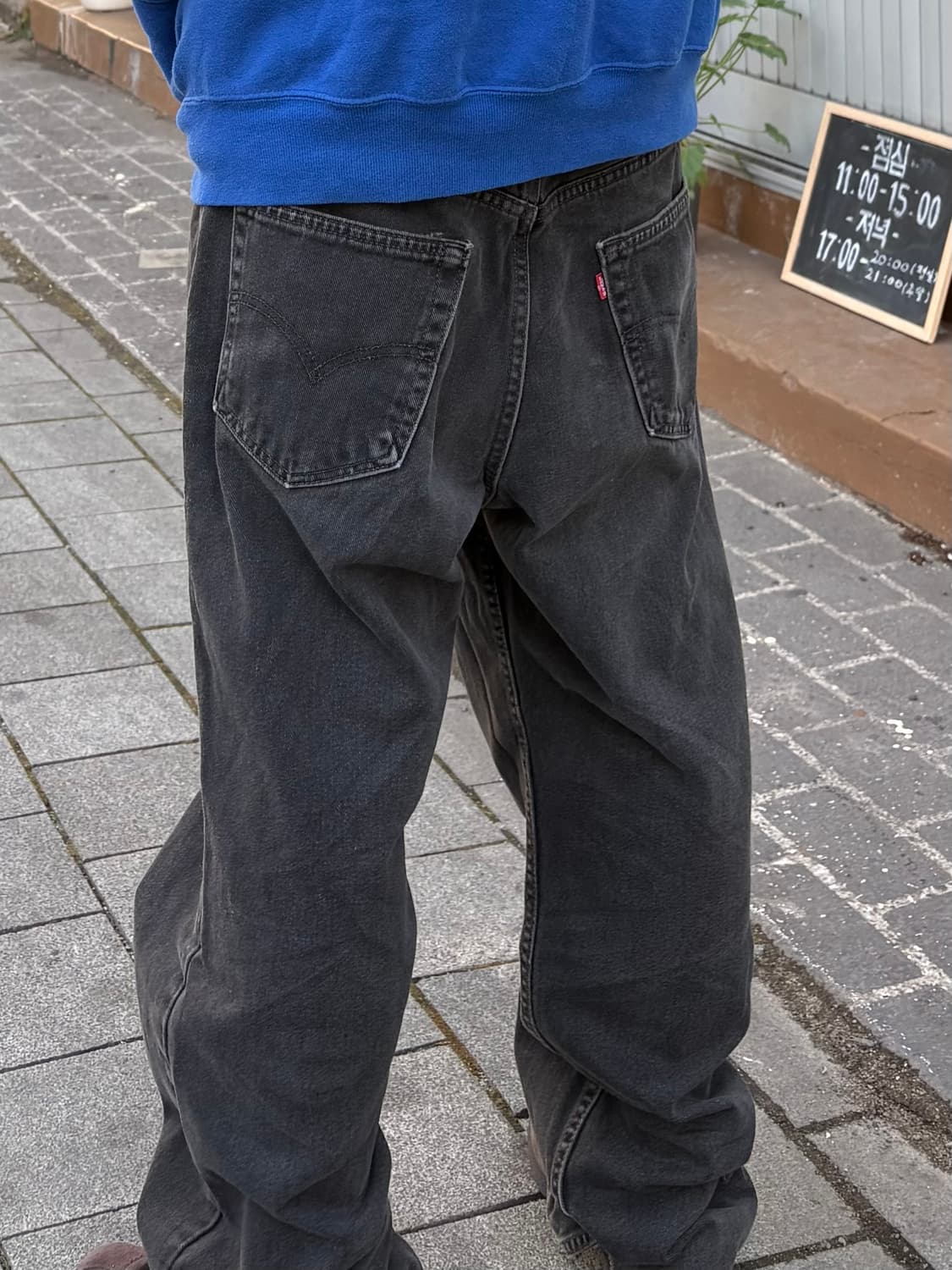 02년도05월생산 levis 550 블랙 상품이미지1