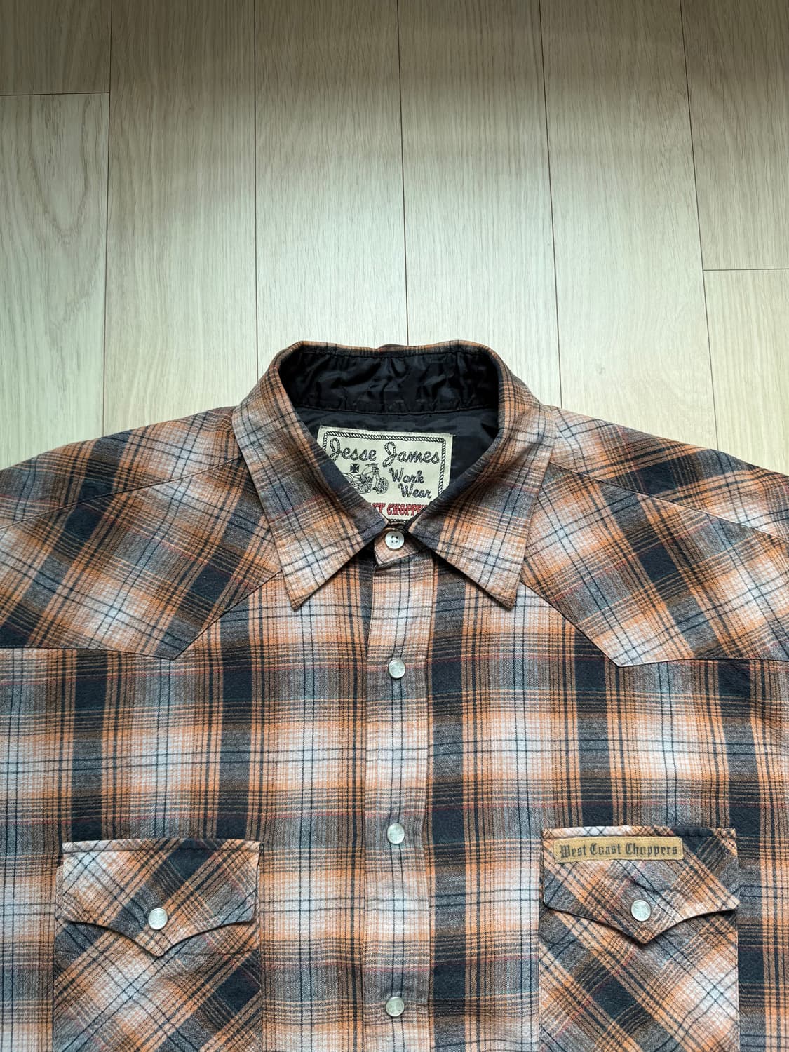 웨스트코스트차퍼 90s 플란넬 웨스턴 셔츠 상품이미지8