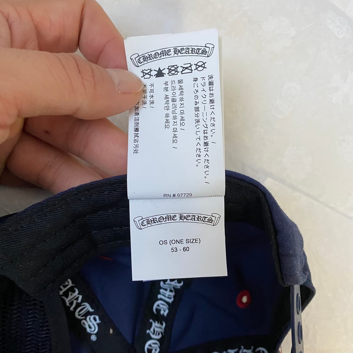 [Free] 크롬하츠 가스스테이션 모자 캡 네이비 상품이미지8