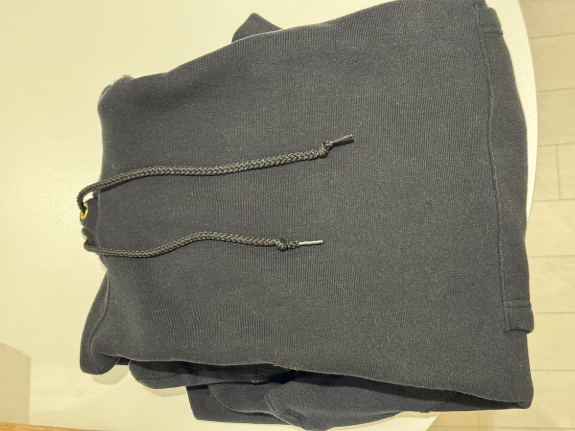 [L] 캠버 크로스 니트 풀오버 후디 블랙  상품이미지2