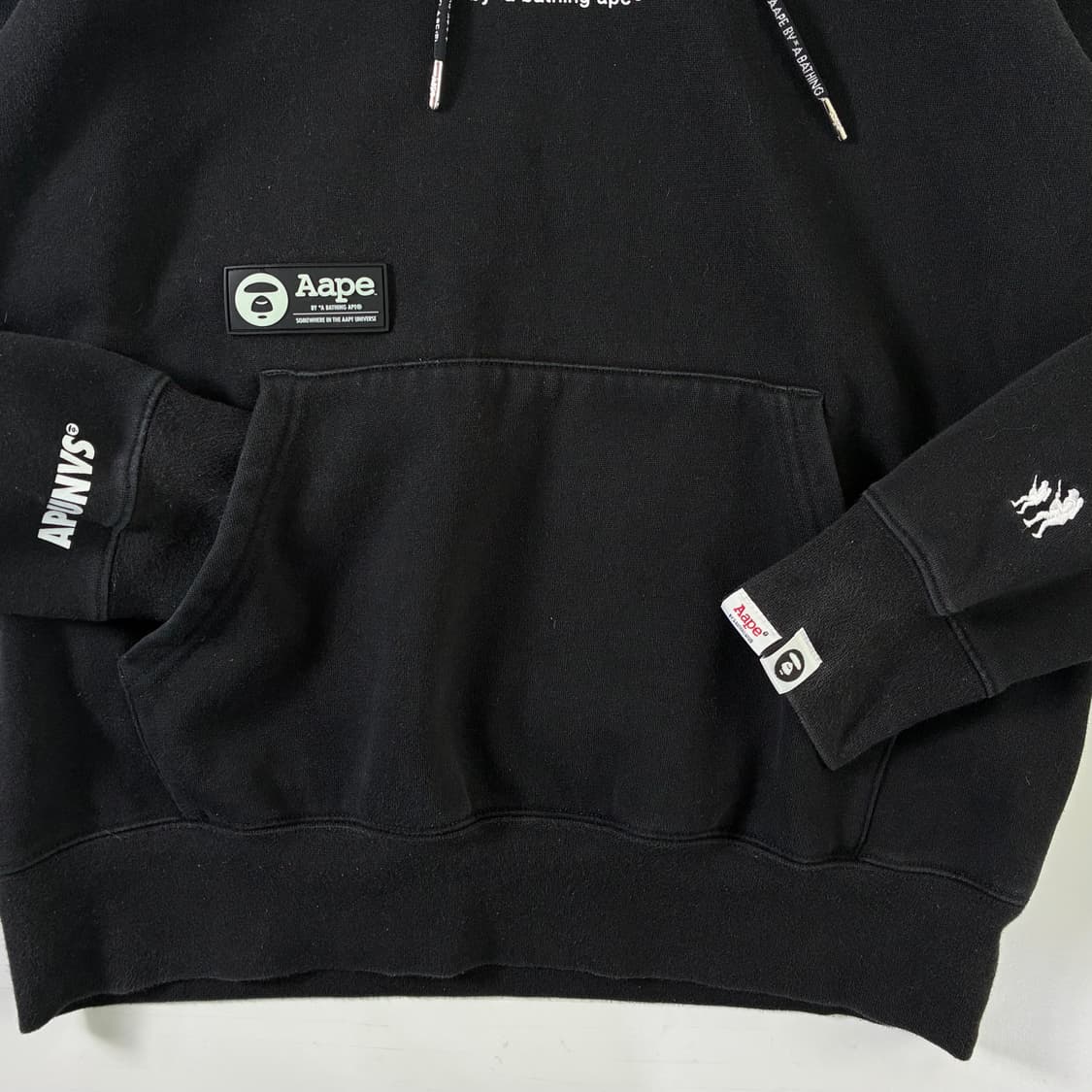 Aape  에이프 블랙 후드티  상품이미지5