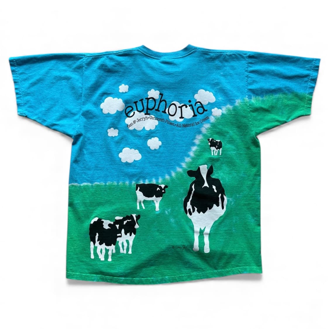 90s 벤앤제리스 타이다이 티셔츠 상품이미지2