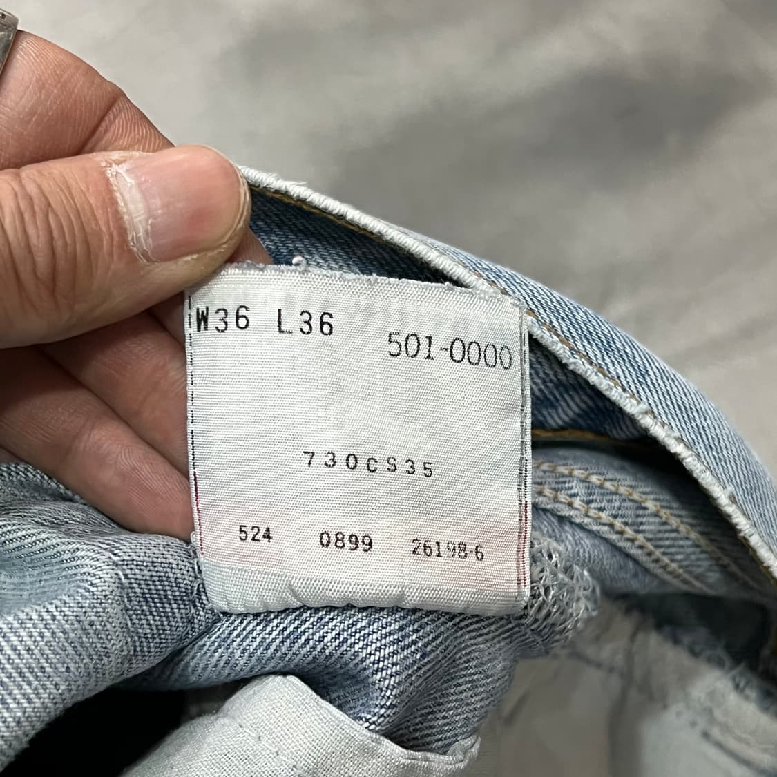  USA 리바이스 501 데님 팬츠 y14713 상품이미지9