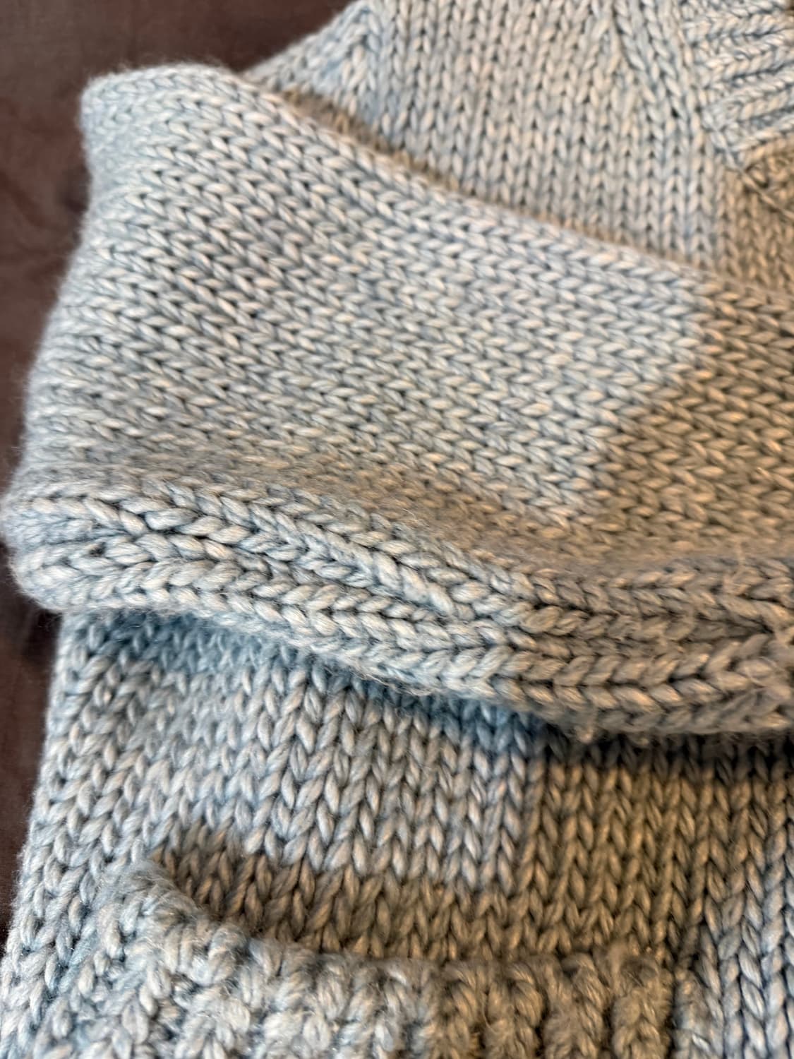 STU 디멘션 포켓 가디건 인 스카이 블루 M 상품이미지5